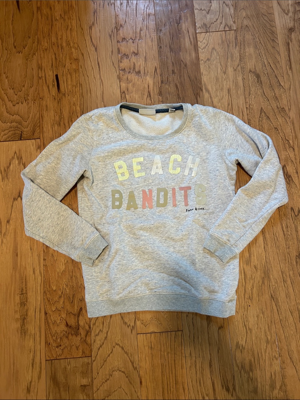 Scotch & Soda Light Gray 'Beach Bandits' Crewneck Sweatshirt - Women